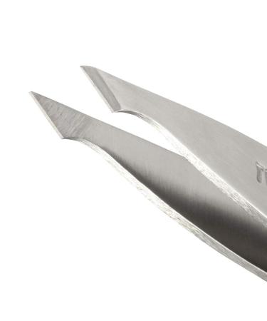 Tweezerman Stainless Steel Slant Point Tweezer - Precision Eyebrow Tweezers for Facial and Ingrown Hair Removal - Buy Online on GoSupps.com