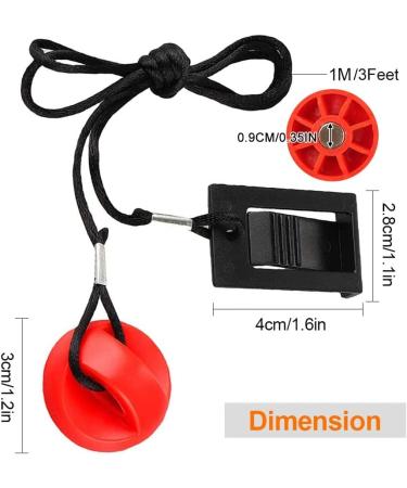 Universal Treadmill Safety Key for NordicTrack, Proform, Weslo, Reebok, and More - Buy Online on GoSupps.com