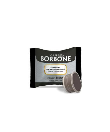 Caff Borbone Black Blend - 100 Capsules - Compatible with Lavazza* Espresso Point* brand coffee machines