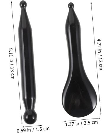 Healeved 2-in-1 Gua Sha Massage Tool - Acupuncture Point Sticks & Foot Massage Device for Ultimate Relaxation - Buy Online on GoSupps.com