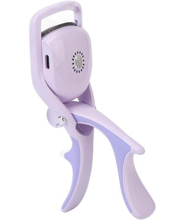 Qukaim Fast Charging Heated Eyelash Curlers Electric Heated Eyelash Curler 3 Temperature Settings Rechargeable Portable Long-Lasting Purple - Buy Online on GoSupps.com