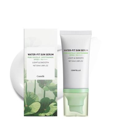 Centella Sunscreen SPF50+ PA++++ 50ml - Pure Centella Asiatica Water-Fit Sun Serum Light & Smooth Skin Protection