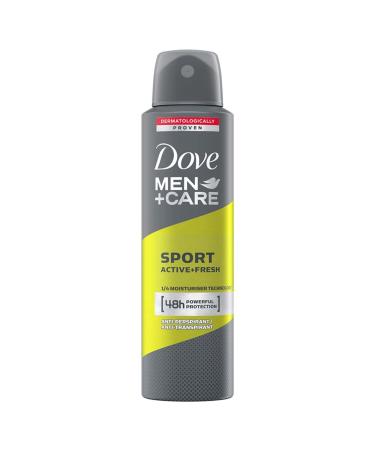 Dove Men Care Anti-Perpirant Deodorant Spray Sport Active Fresh 150Ml - Pack of 6 by Dove