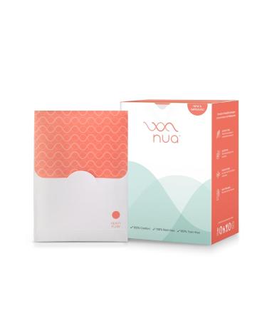 Nua Sanitary Pads for Women | Size - XL - 320 mm | For Heavy Flow | Pack of 12 Pads - With Disposal Cover | Ultra Thin | Extremely Soft and Comfortable | Wider Back Design | Zero Toxins | Rash Free