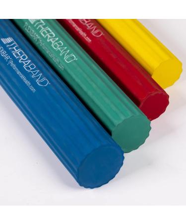 TheraBand Resistance FlexBar - Yellow Extra Light for Grip Strength Training and Elbow Pain Relief - Buy Online on GoSupps.com