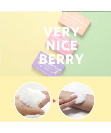 Swedish Body Care Shea Butter Soap with Honey & Cloudberry - 4 CT + 2 CT Disposable Body Shower Sponge - Nourishing & Hydrating Skincare - Buy Online on GoSupps.com