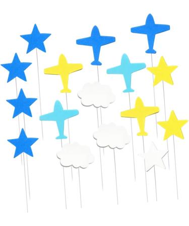 Alipis 48 Pcs Plane Cake Toppers Birthday Party Plane Cupcake Toppers Capacillos Para Cupcake Iron Wire Cake Picks Cupcake Party Picks Decor Cloud Cupcake Toppers Baby Dessert Airplane - Buy Online on GoSupps.com