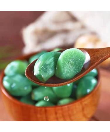 Shandong LABA Garlic Pickled Vegetable Fresh Sugar Garlic Shandong Specialty Pickled Pickles Sweet and Sour Garlic Emerald Green Garlic Garlic Pickle (50g/Bag 1pc) - Buy Online on GoSupps.com