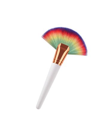 Housoutil Powder Brush Makeup Brush Cosmetics Brush Flame Brush Wooden Major