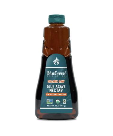 Blue Green Agave Organic Nectar, Raw Blue, 32 Ounce - Buy Online on GoSupps.com