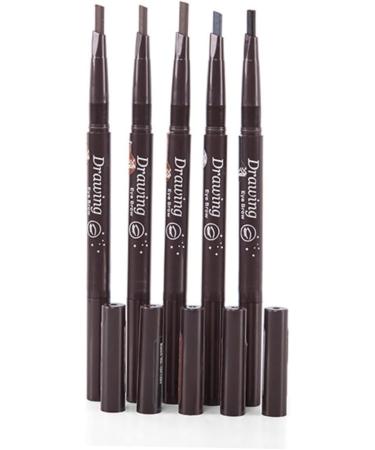 PLAFOPE 3pcs 2 1 Eyebrow Brush Eyebrow Pencil Waterproof Brow Pencil Makeup Sharpener Stand Microblading Pen - Buy Online on GoSupps.com