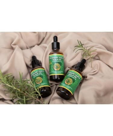 Rehoboth Rosemary Hair & Scalp Oil | Hair Growth Nourishes Scalp Strengthens Hair Boosts Circulation - Shop Internationally - Buy Online on GoSupps.com