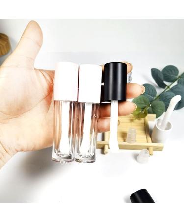 24pcs COSIDEA 5ml Big Brush Lip Gloss Tubes - Clear Bottle with Big Doe Foot Wand - Buy Online on GoSupps.com