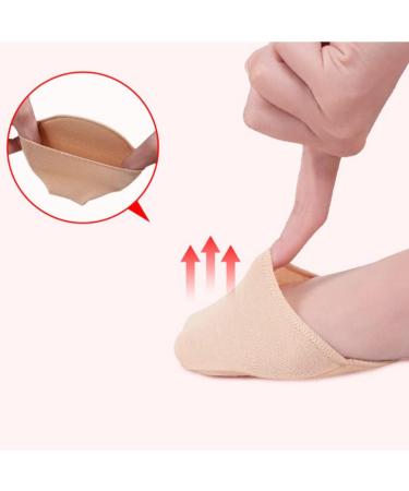 Invisible Forefoot Socks for Women - 4 Pairs High Heel Cushions & Insoles - Dressy Foot Pads for Comfortable High Heels - Buy Online on GoSupps.com