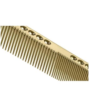Nicoone Professional Hair Combs Aviation Aluminum Metal Cutting Comb Hairdressing Comb Salon Comb Master Barber Comb for Cutting and Hair Styling (8.4x1in Gold) 1 Count (Pack of 1) Gold - Buy Online on GoSupps.com