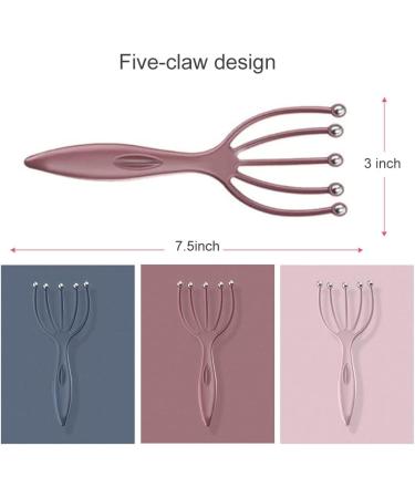 5-Claw Scalp Massager for Stress Relief and Relaxation - Manual Head Massage Tool for Tiredness and Refreshing Experience - Wet and Dry Use - Unisex - Buy Online on GoSupps.com