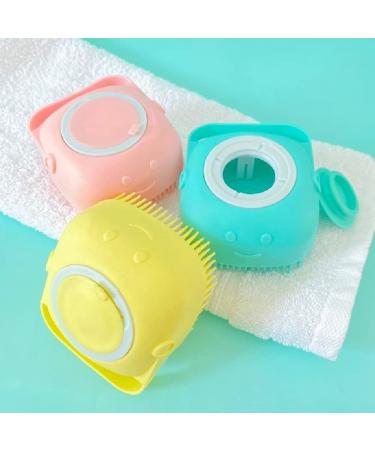 Jacobs Silicone Dog & Cat Bath Brush Scrubber - Shampoo Dispensing, Massage & Deshedding Tool for Sensitive Skin - Grooming Comb for Short & Long Haired Pets - Buy Online on GoSupps.com
