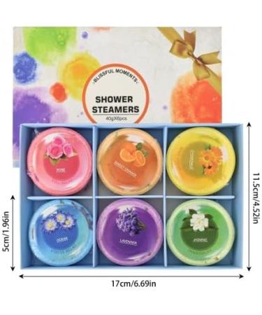 Disnace 6 Pieces Shower Bomb Set Aromatherapy Shower Steamers Bath Bombs for Women Gifts Essential Oil Shower Steamers Aromatherapy Shower Tablets Bath Salt at Home SPA Sets Pamper Self Care Gift - Buy Online on GoSupps.com