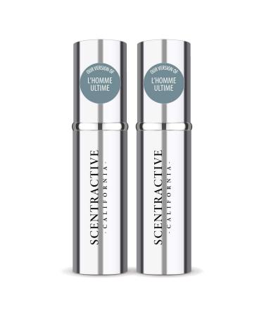 CA Perfume Impression of Yves S. Lauren L'Homme Ultime For Men Replica Version Fragrance Dupes Concentrated Long Lasting Eau de Parfum Spray Refillable Atomizer Bottle 0.17 Fl Oz/5ml-X2 YVES S. LAUREN L' HOMME ULTIME IMPRESSION 0.34 Fl Oz (Pack of 1)