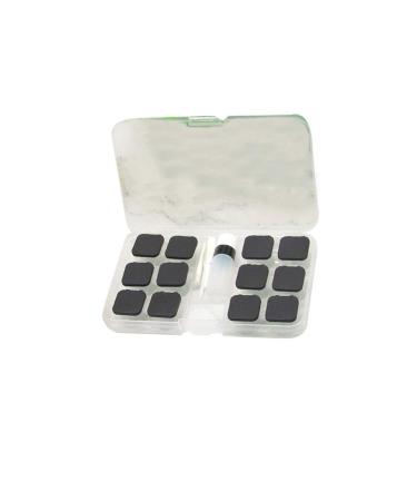 Travel case for contact lenses contact tweezers Storage case for contact lenses Contact lens travel lenses travel set mussel bowl storage pocket mirror box black