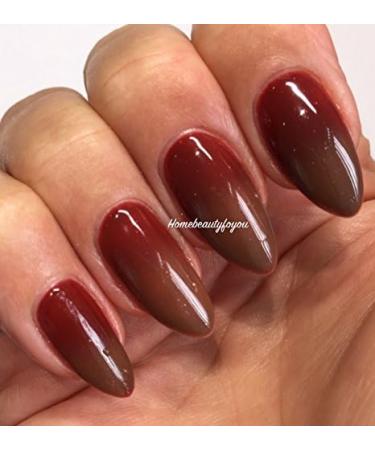 Bluesky XTC12 Chameleon Colour Change Red Chestnut to Brown vey fine glitter Nail Gel Polish UV LED Soak Off - Buy Online on GoSupps.com