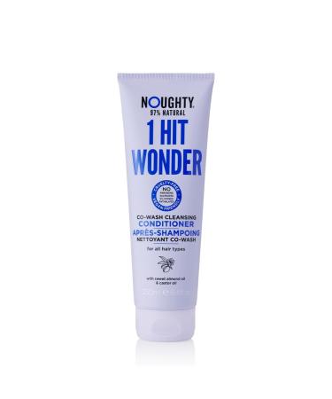 Noughty 97% natural 1 hit Wonder Co-Wash non-foaming 2-in-1 shampoo and conditioner with sweet almond oil and castor oil sulfate-free vegan hair care 250ml - Buy Online on GoSupps.com