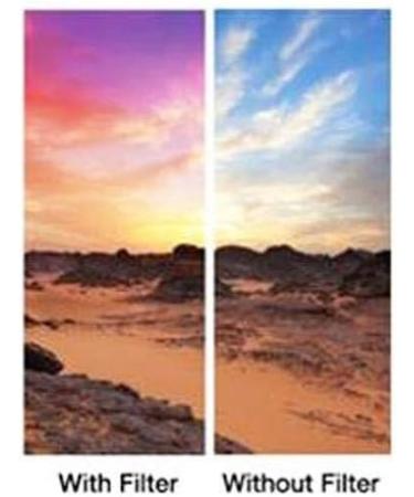 Vivitar 6-Piece 49mm Rotating Graduated Color Filter Set - Red, Yellow, Blue, Orange, Grey & Purple - Buy Online on GoSupps.com