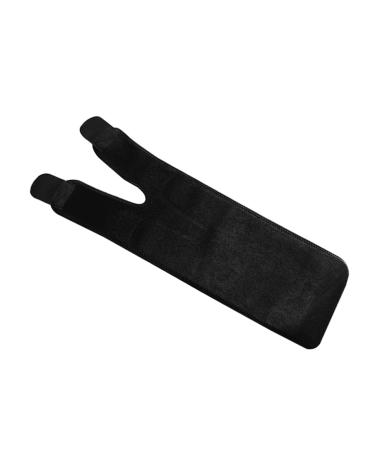 KALLORY Hamstring Sleeve Bands Warmers hip pain belt hip stabilizer non- thigh Thigh Pad Thigh Compression Sleeve Thigh Protective Sleeve hip for men and women Mat Leg Guard 81X20X0.5CM Black