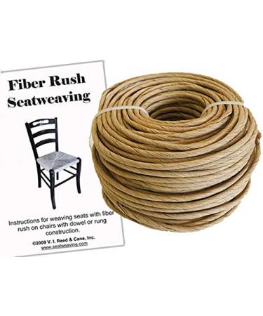 Fiber Rush KIT 6/32 Kraft Brown with Instruction Booklet - Buy Online on GoSupps.com