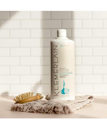 K KLEMERLAIN Shampoo with onion extract (no onion smell) For all hair types Fortifying shampoo Reduces oiliness Prevents hair loss Provides volume and shine - 1L - Buy Online on GoSupps.com