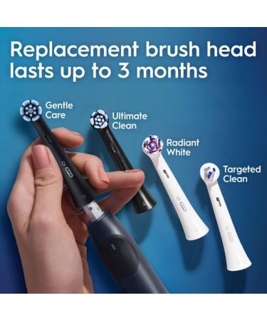 Buy Oral-B iO Series 2 Rechargeable Electric Toothbrush - Night Black Gentle Care Brush Head 3 Modes Automatic Pressure Sensor - Fast International Shipping - Buy Online on GoSupps.com
