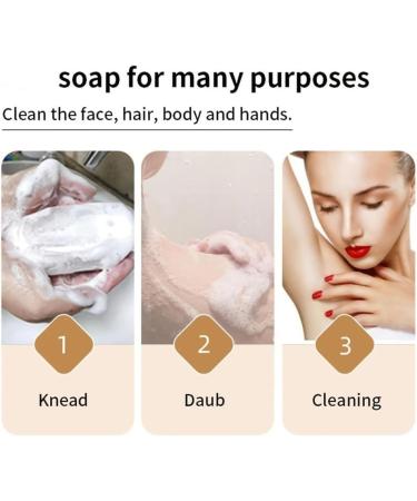  Generisch Nolvia Soap - Organic Natural Soap - Luxury Double Action Care - Handmade Vegetable Soap with Oat Oil - Organic Piece for Dry and Sensitive Skin - Refreshing Moisturizer (2) - Buy Online on GoSupps.com