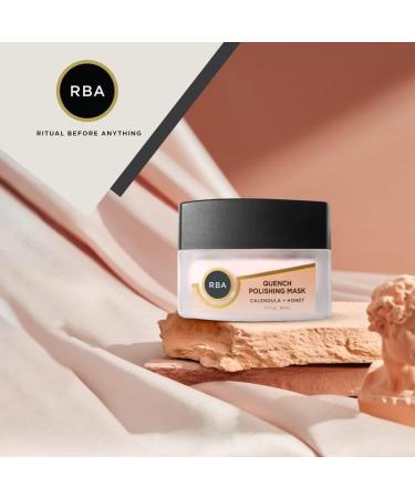 RBA Skincare Quench 2-in-1 Polishing Mask for Dry Skin - Antioxidant Anti-Aging Herbal Formula with Calendula Comfrey & Honey | 1.7 fl oz - Perfect for Acne & Blemishes - International Shipping Available - Buy Online on GoSupps.com