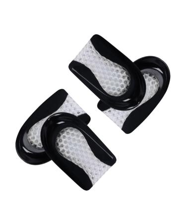 FOMIYES 2 Pairs Cellular Heel Pad Foot Care Heel Pad Anti-Slip Heel Pad Heel Insoles Breathable Heel Cushion Anti-wear Foot Care Pad Heel Inserts Heel Cup Half Yard Pad Softer Heel Pad