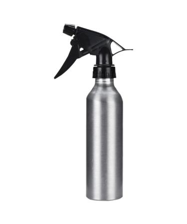 Uonlytech 2 pieces of empty spray bottles made of aluminum alloy refillable spray bottles made of fog hair for cleaning products made of liquid essential oil silver 250 ml