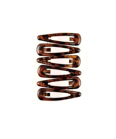Hair Accessories Snap Hair Clips Bendies Sleepies 6 X Snap Hair Clips School Colours Hairclips Brown (7)  - Buy Online on GoSupps.com