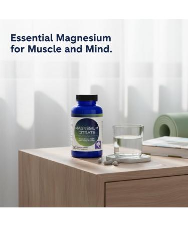 MD. Life Magnesium Citrate 250 mg 90 Capsules High Absorption Magnesium Citrate Supplement Easy-to-Swallow Capsules for Muscle Nerve Heart Sleep and Bone Support 90 Count (Pack of 1) - Buy Online on GoSupps.com