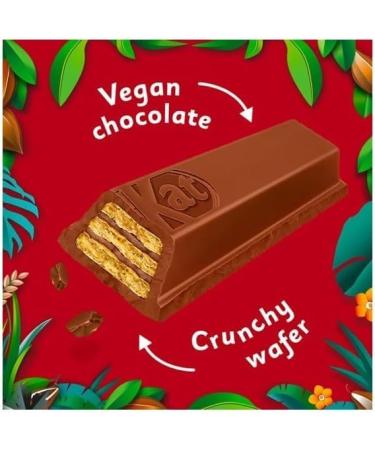  Wowboxme KitKat Vegan 4 Finger Chocolate Wafers 24 x 41g (Vegan) (24 Bars) - Buy Online on GoSupps.com