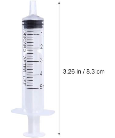 Healifty 5 Pcs Industrial Syringe Medicine Syringe Plastic Syringe Luer Lock Syringes for Medicine Feeding Tubes Home Care (Without Needle) - Buy Online on GoSupps.com