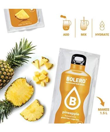 Buy Bolero Classic Pineapple No Deposit 12 x 108g Pack | International Shipping Available - Buy Online on GoSupps.com