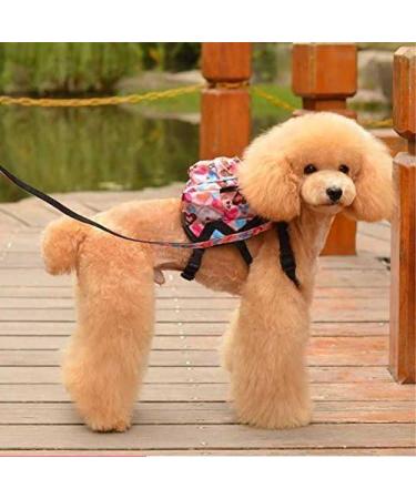 Vivi Bear Snacks Backpack for Small Dogs - Cute Animation Pattern, Cartoon Shoulder Bag - Butterfly Design (S 4.7 x 5.5) - Buy Online on GoSupps.com