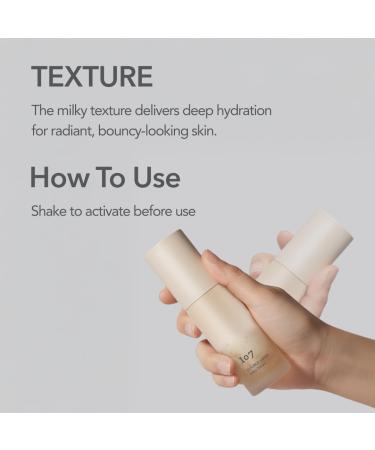107 Double Layer Milky Serum 50ml / 1.69 fl. oz Ginseng Exosomes 7-Year Aged Vinegar 9-Type Hyaluronic Acid for Radaint Supple skin - Buy Online on GoSupps.com