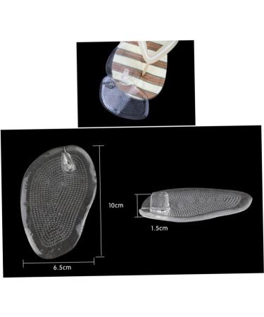 FOMIYES Gel Shoe Insoles | 2 Pairs Silicone Inserts for Comfort | Thong Sandal Pads for All-Day Support - Buy Online on GoSupps.com