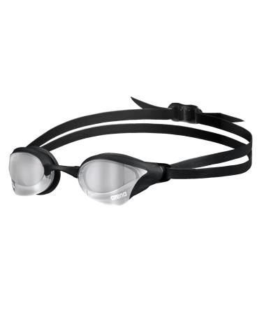 ARENA Men's Cobra Core Swipe Mirror Swimming Goggles (Pack of 1) One Size Silver
