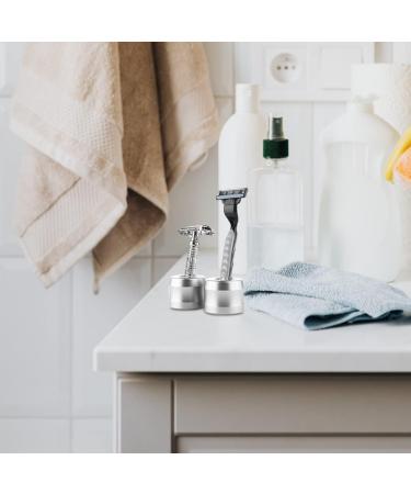 Minkissy 3 STK Shaver Holder Electric Razor Stand for Men | Bathroom Storage | Durable Alloy Brush Holder - Buy Online on GoSupps.com