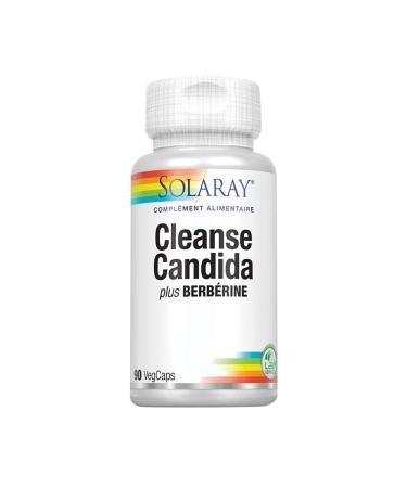 Solaray Cleanse Candida Plus Berberine 90 Vegetable Capsules
