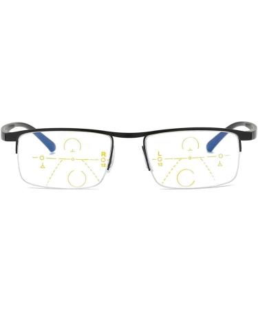 Koosufa Shit Glasses - Progressive Multifocus Reading Glasses for Men & Women | Metal Frame & Anti-Blue Light Reading Aid - Buy Online on GoSupps.com