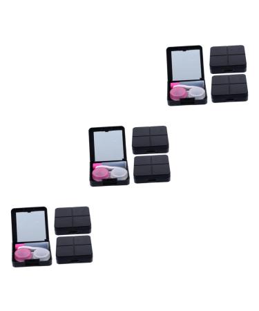 Healeeved 9 Sentions Contact LINSSENTION Introductive Suction Increaser White Halloween Suction Stand Glasses Organizer Teek Lens Tour Setui Contacts Removing Pincher Small Frame Miss Pp 6.5x6.5x2cmx3Pcs Schwarzx3st