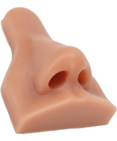 3D Flexible Silicone Nose Model Flexible Fake Nose Practice Model for Piercing Practice Jewelry Display (Dark Skin Color) - Buy Online on GoSupps.com
