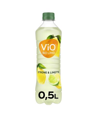 Vio Bio Limo Lemon Limette - Vegan Organic Lemonade (10% Juice) in Eco-Friendly 100% Recyclable Bottles | 18x500ml  - Buy Online on GoSupps.com
